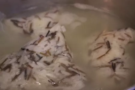 Кальмары с шампиньонами в сливочном соусе и рисом "актавика mix" за 30 минут: шаг 15