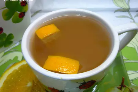 Быстрый компот из винограда, апельсина и зеленого чая: шаг 7