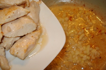 Курица по-индийски с рисом янтарь за 30 минут: шаг 4