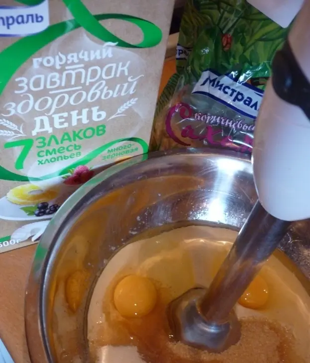 Бананово-злаковый пирог: шаг 1