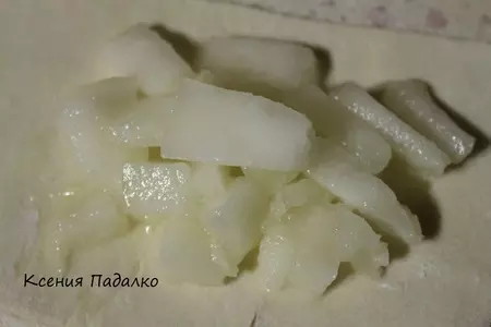 Пирожки с сыром и дыней: шаг 2