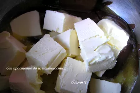 Шоколадное масло с корицей и апельсиновой цедрой: шаг 1