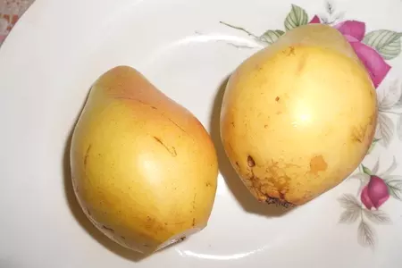 Медовые груши с рисовыми хлопьями и ягодами: шаг 3