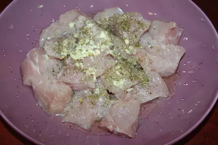 Шашлычки из индейки с овощами и маслинами: шаг 2
