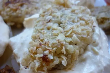 Творожный десерт с бананами в хлопьях: шаг 6