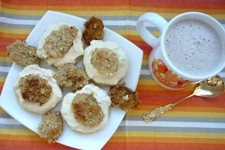 Творожный десерт с бананами в хлопьях: шаг 8