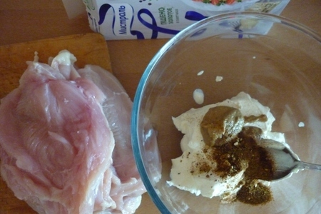 Куриное филе в картофельной "шубке" с золотым пшеном за 25 минут: шаг 1