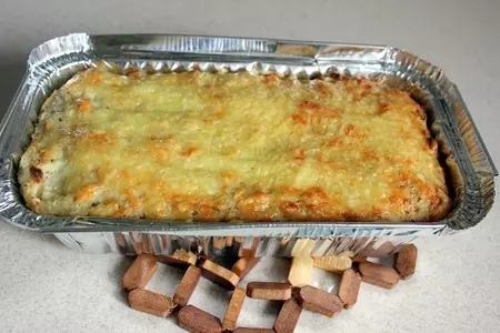 Запеканка из цветной капусты с цельнозерновым  геркулесом: шаг 11
