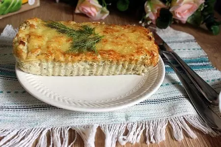 Запеканка из цветной капусты с цельнозерновым  геркулесом: шаг 12