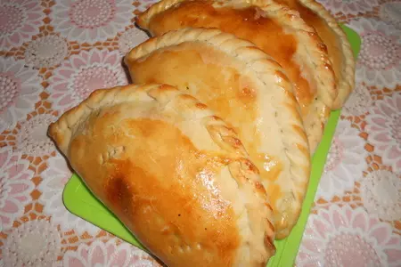Кальцоне с цукини, оливками и моцареллой.: шаг 8