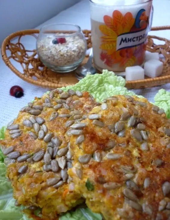 Утренние морковно-творожные котлеты: шаг 6
