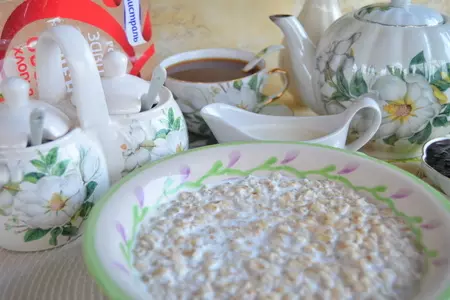 Porridge - порридж,  традиционная английская овсянка  на завтрак.: шаг 4