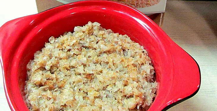 Гречневая каша со сгущенным молоком и орехами на завтрак!: шаг 2