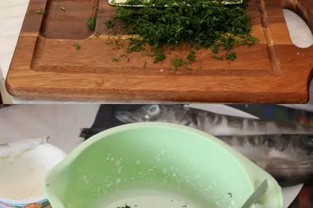 Ледяная рыба на печёном картофеле: шаг 4