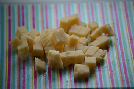 Омлет с горошком и сыром: шаг 5