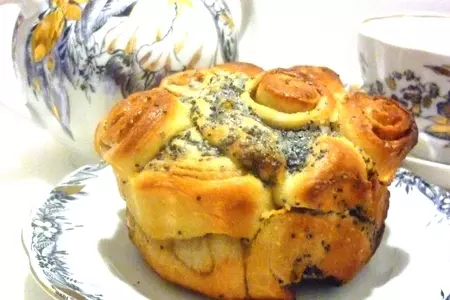 Пирог с корицей и маком из отличного теста: шаг 6