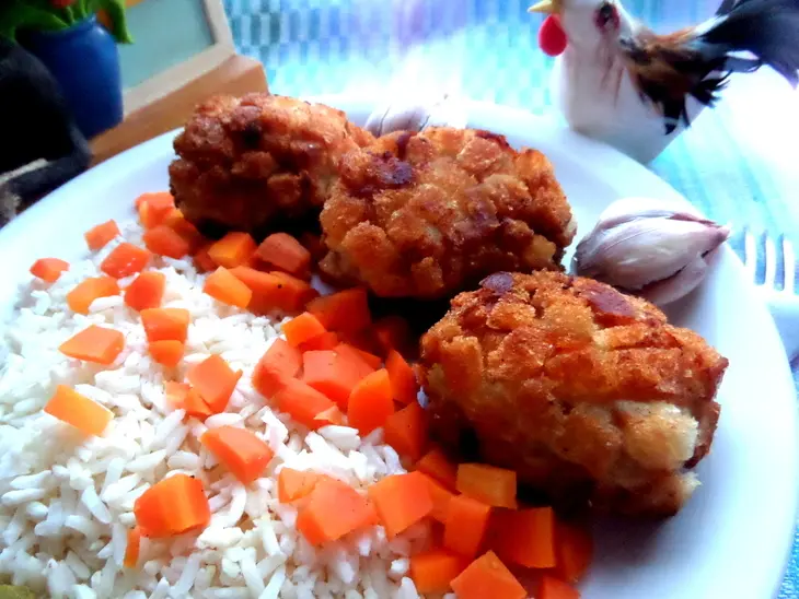 Литовские рубленые котлеты к рису: шаг 8