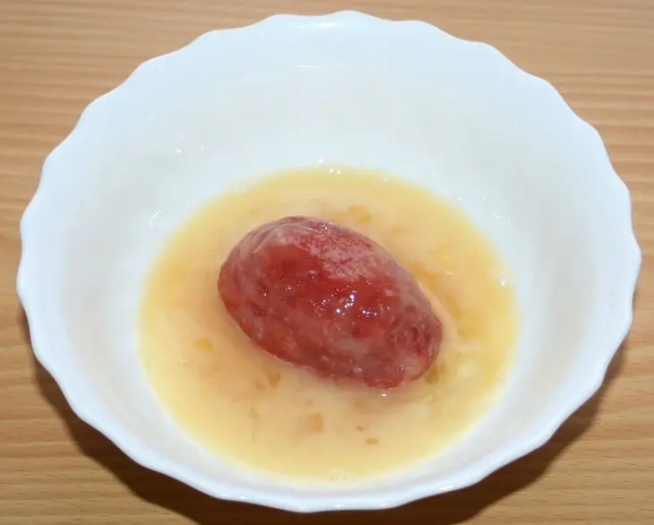 Мясные мини-зразы с сырной начинкой с рисом басмати mix  и овощами "птичье гнездо" за 20 минут: шаг 3