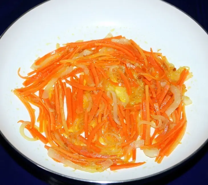 Мясные мини-зразы с сырной начинкой с рисом басмати mix  и овощами "птичье гнездо" за 20 минут: шаг 9