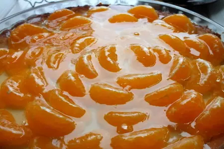 Тарт с мандаринами: шаг 10