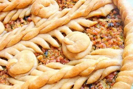 Полезный пирог с молоками осетровых: шаг 9