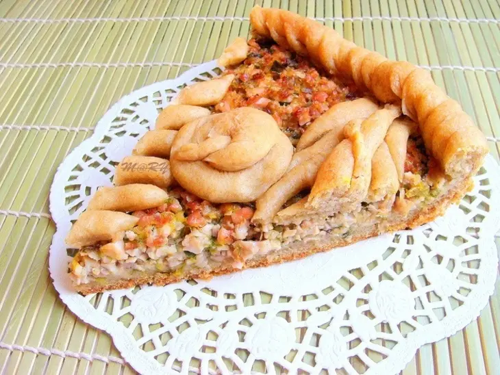 Полезный пирог с молоками осетровых: шаг 10