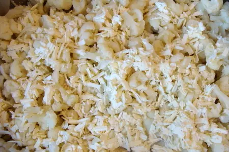 Творожный заливной пирог с цветной капустой.: шаг 8