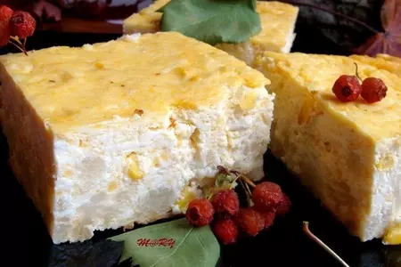 Творожный заливной пирог с цветной капустой.: шаг 11
