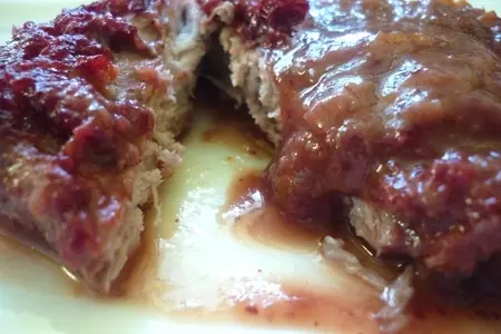 Мясо, запечённое в бруснично-апельсином соусе: шаг 8