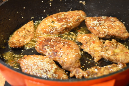 Сочное куриное филе в пряной глазури с ароматным рисом за 20 минут.: шаг 7