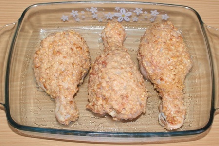 Куриные голени в арахисовой корочке: шаг 6