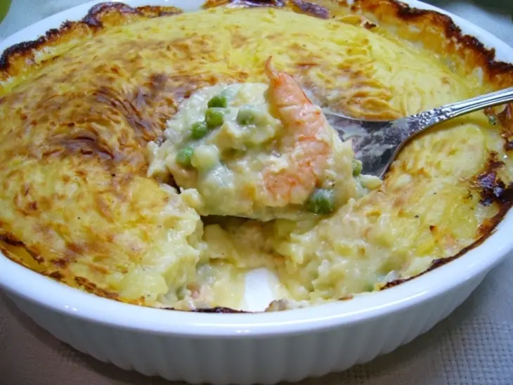 Рыбный «пирог» (fish pie): шаг 6
