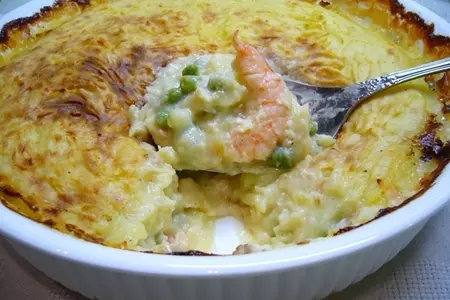 Рыбный «пирог» (fish pie): шаг 6