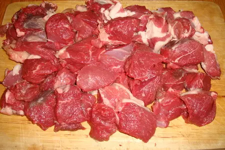 Рагу из картошки с мясом: шаг 1