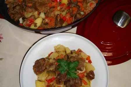 Рагу из картошки с мясом: шаг 16