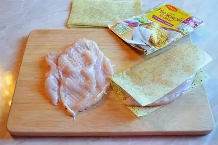 Нежная курица с цветной капустой под соусом «бешамель» и гаудой.: шаг 9