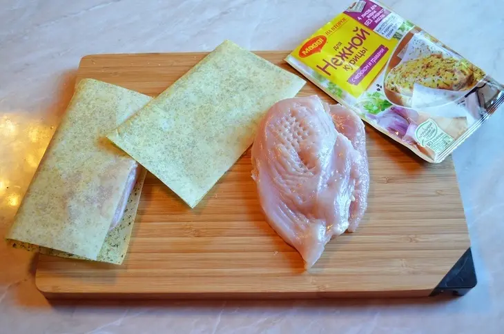 Нежная курица с гарниром из редьки и тыквы.: шаг 3