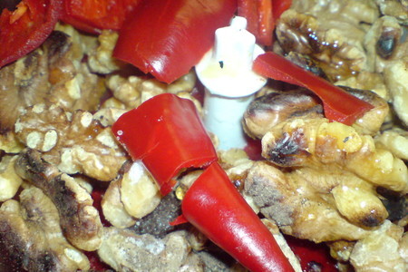 Икра из запечённых красных перцев с орехами: шаг 5