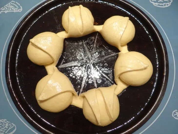 Булочки "корона": шаг 18