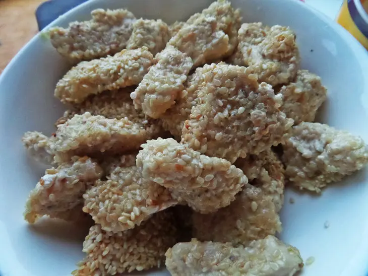 Курица в сезаме с овощами и рисом за 30 минут: шаг 4