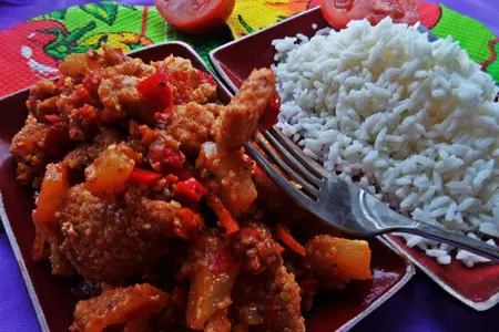 Курица в сезаме с овощами и рисом за 30 минут: шаг 9