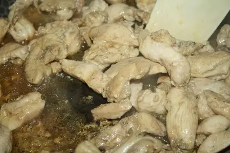 Острая яичная лапша с курицей в тайском стиле: шаг 6