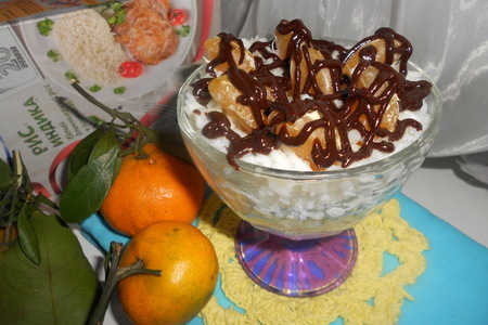 Рис индика с мандаринами и шоколадным кремом за 20 минут: шаг 7
