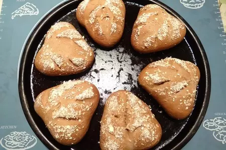 Шоколадные булочки "листочки": шаг 15