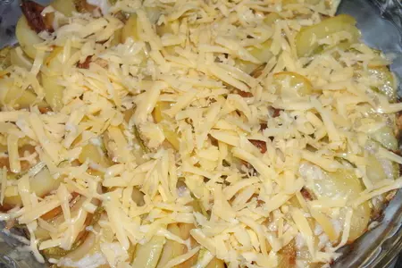 Запеченный картофель с кабачком: шаг 4