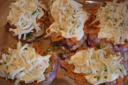 Курица , запечённая с овощами, с золотым пшеном за 25 минут: шаг 5