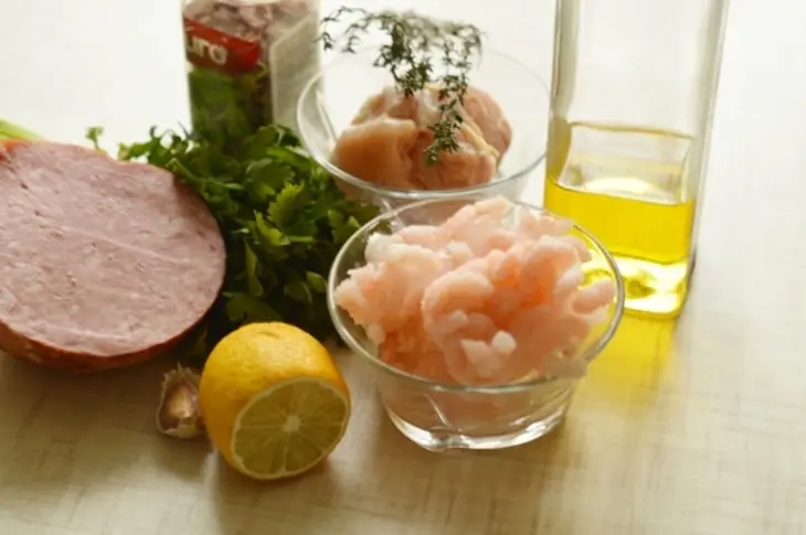 Филе кролика с тимьяном и креветочным соусом: шаг 1
