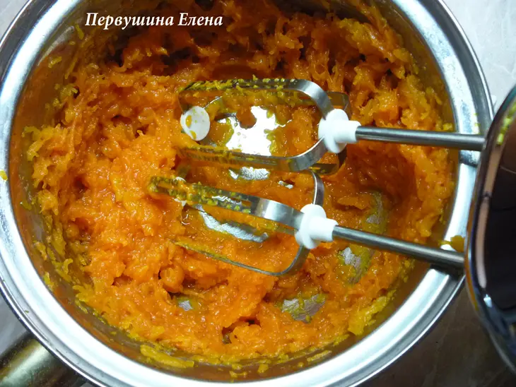 Тыквенный пирог "для олечки": шаг 5