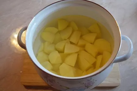 Нежная курочка с пюре из запечного сладкого перца и картофеля.: шаг 3