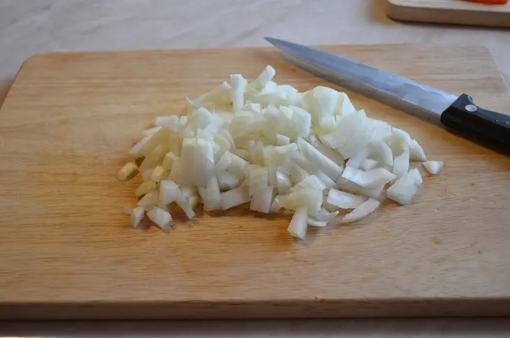 Нежная курочка с пюре из запечного сладкого перца и картофеля.: шаг 4